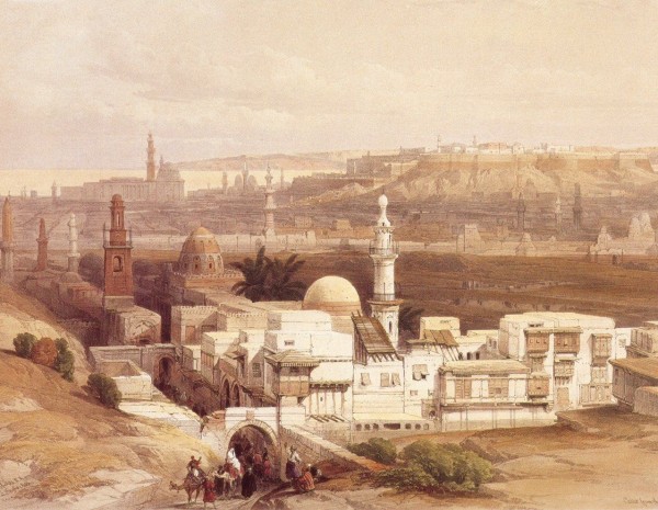 View of Cairo to the East by David Roberts